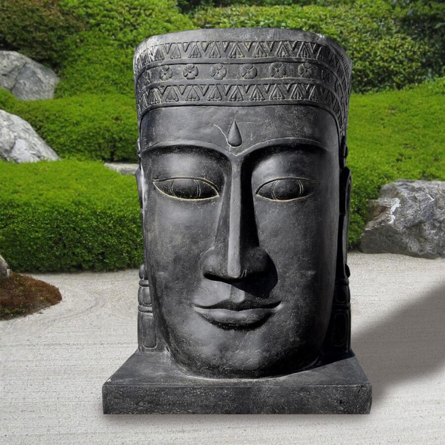 150cm Buddha Figur Gartenbrunnen Akamt 14