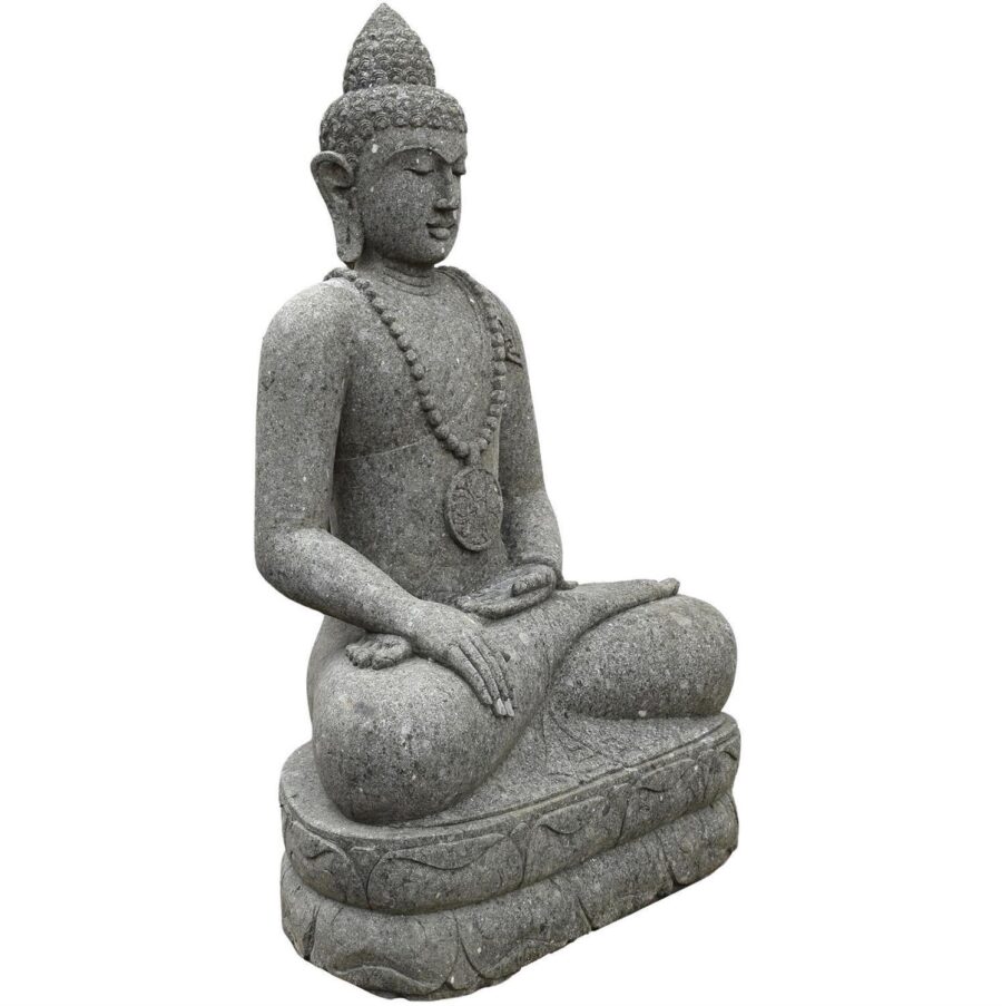 150cm Buddha Figur Mirzapur Mit Zeichen Der Erdberuehrung 21