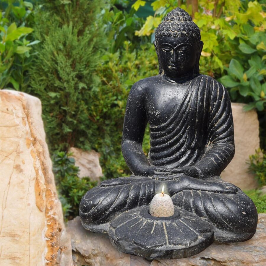 50cm Buddha Figur Rajaw Teelichthalter 14