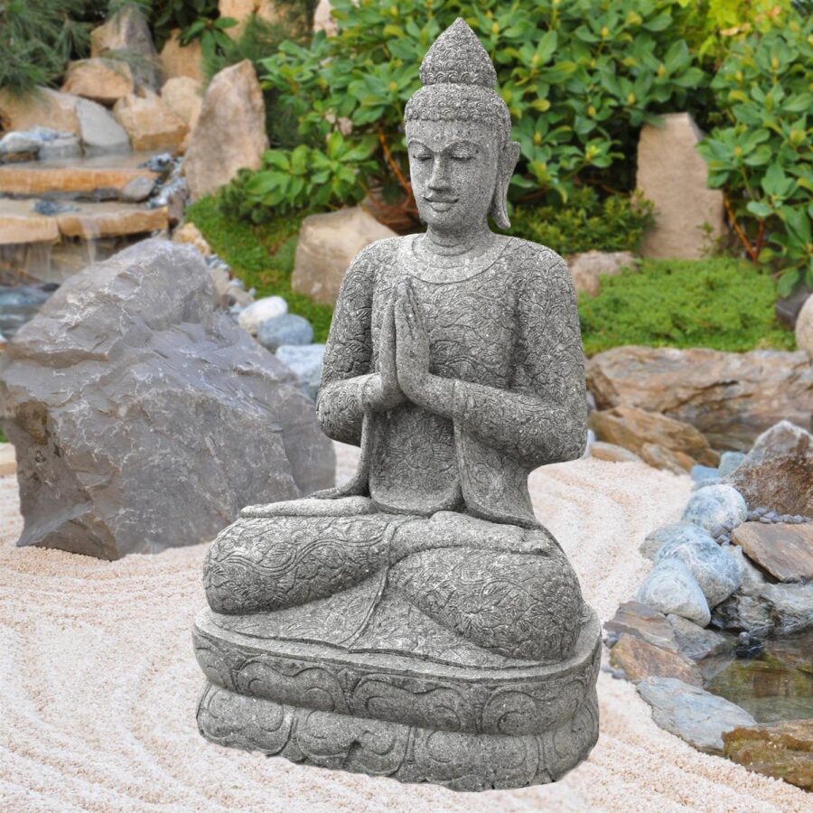 Buddha Figur Bidhannagar Mit Geste Der Demut 4