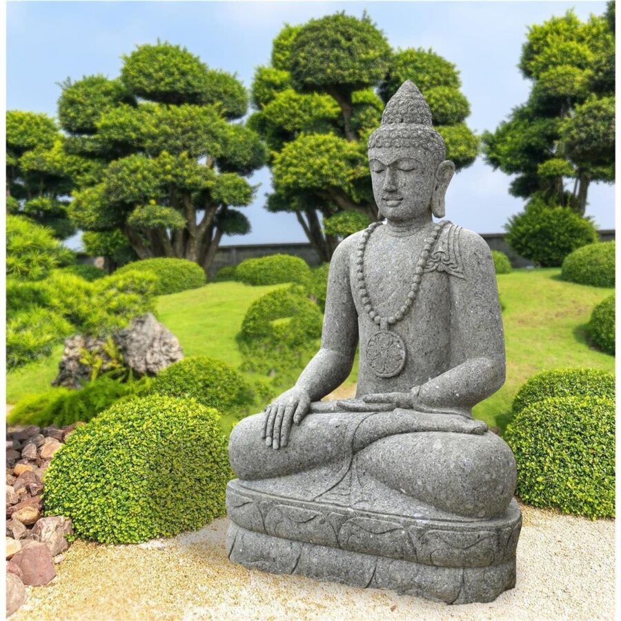Buddha Figur Mirzapur Mit Zeichen Der Erdberuehrung 8